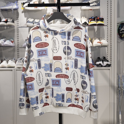 李宁故宫联名卫衣2025春季新款男女宽松休闲套头连帽卫衣AWDV839