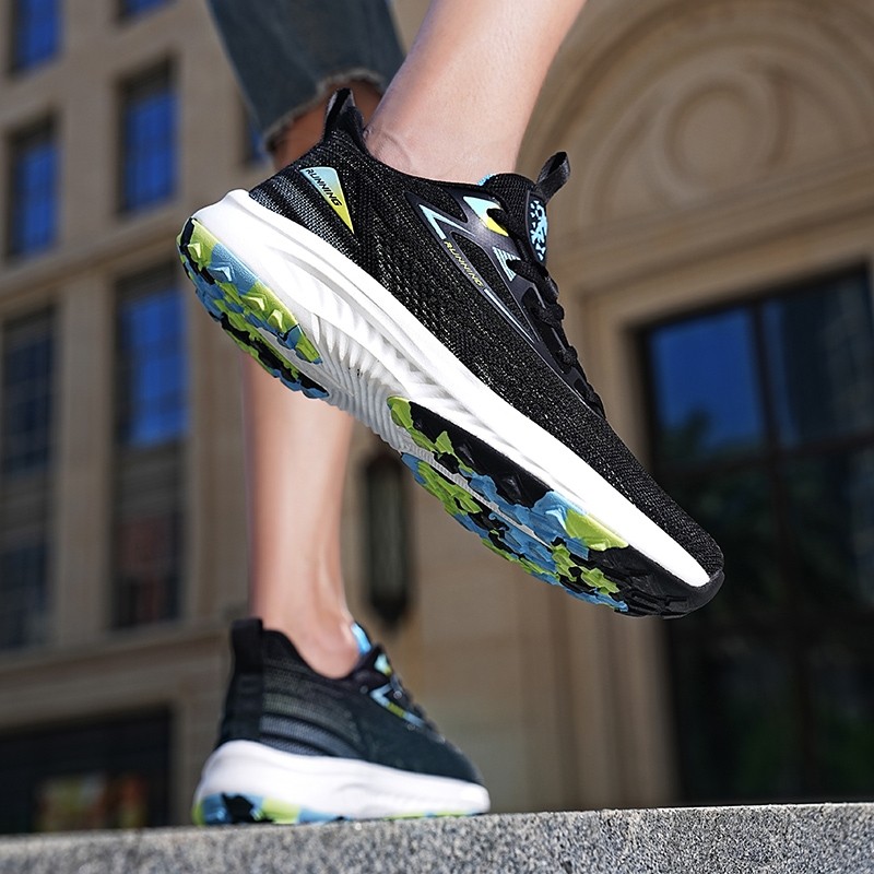 大码网面透气中考体育竞技跑鞋