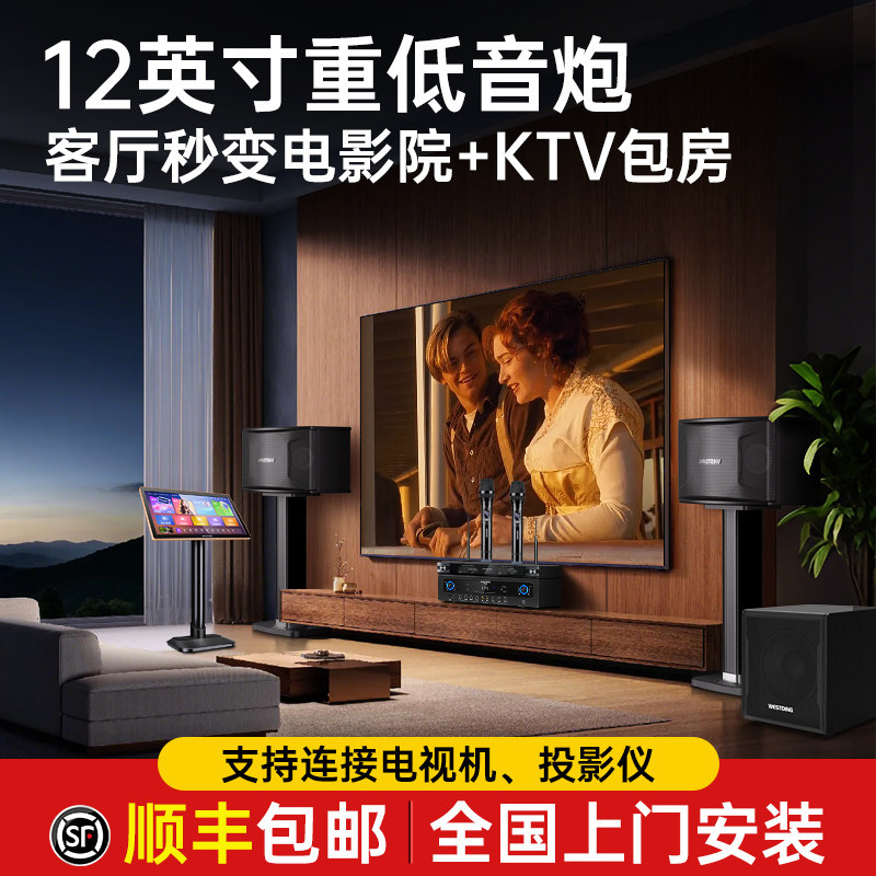 家庭KTV音响套装全套家用卡拉OK图片