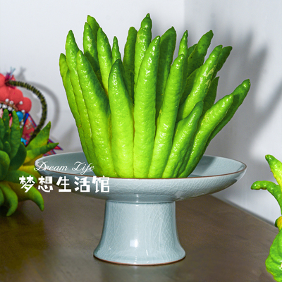 佛手柑托盘陶瓷佛手果专用花瓶放佛手柑的盘子花盆花盘佛手柑底座