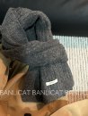 高品质秋冬保暖韩版 含羊毛混纺深灰色围巾男女情侣礼物披肩围脖礼