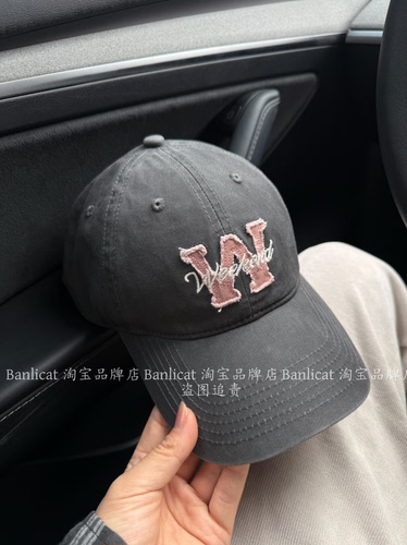 BanliCat春季新韩系ins风小众W字母设计感棒球帽子男女鸭舌帽子潮