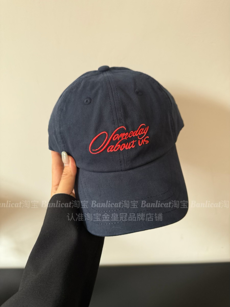 贼出片藏青色帽子 好版型秋上新显白棒球帽子男女韩显脸小鸭舌帽