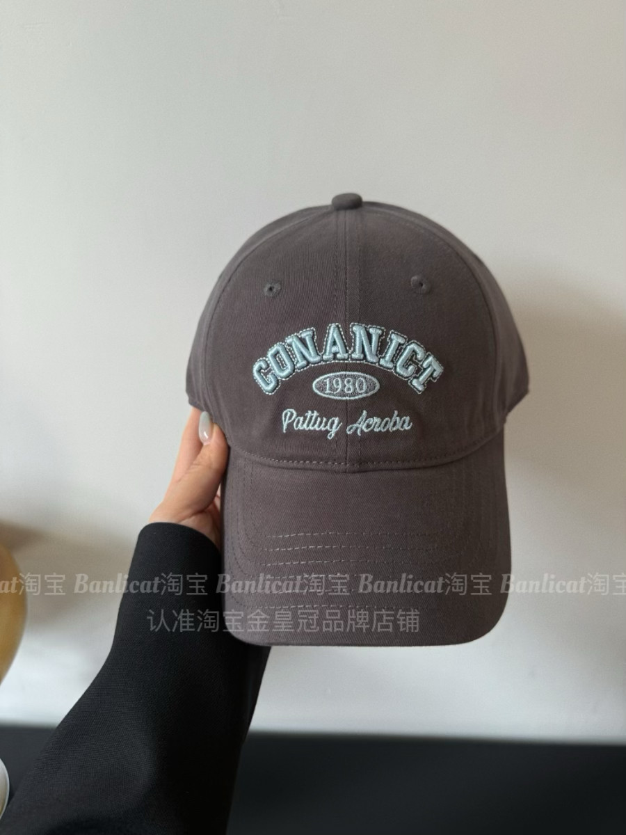 Banlicat 灰蓝色好特别 高级感字母棒球帽子男女宽檐大头围鸭舌帽,服饰配件/皮带/帽子/围巾,帽子,淘宝优惠券,粉丝福利购,淘宝优惠卷