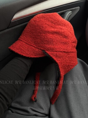 出片小红帽 保暖羊毛雷锋帽子女韩秋冬大头围加厚护耳帽飞行帽男