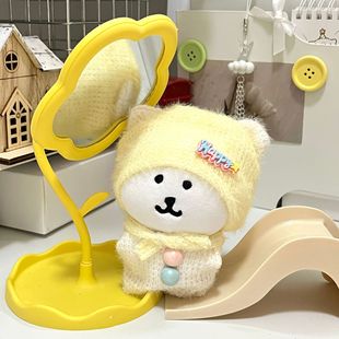 10cm棉花娃娃自嘲通用熊衣服裙子超便宜冬天女娃服装 厘米玩偶新年