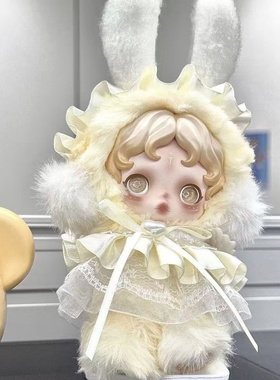 仅娃衣)sp可爱朝晖天使娃衣黄色系奶油泡泡搪胶公仔裙高颜值10cm