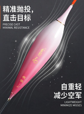 徐清华青花夜澈LED电子漂鲢鳙浮漂精准抛投直击目标自重轻钓鱼漂
