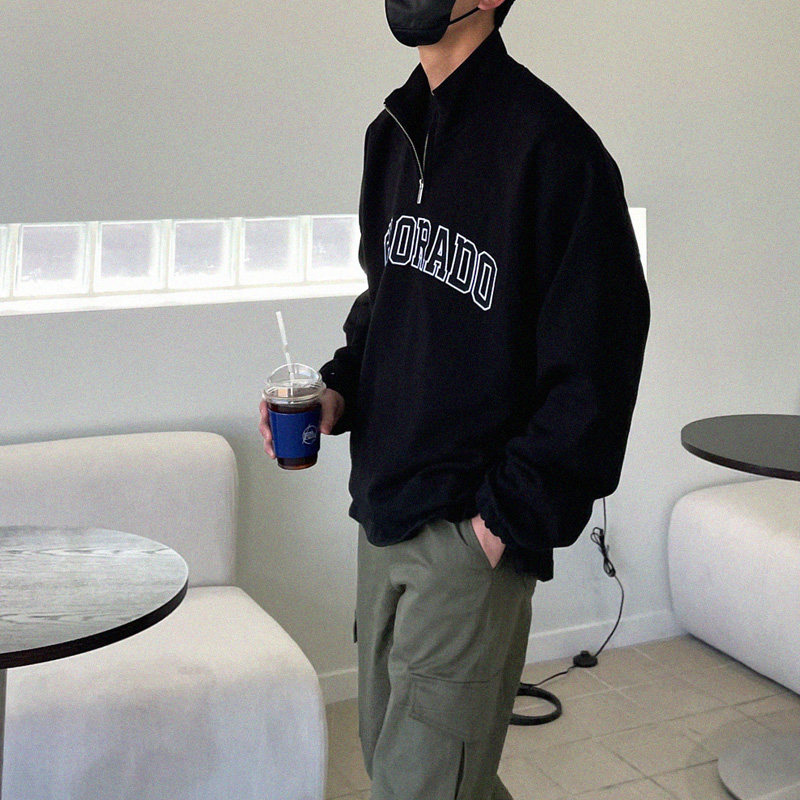 2026春季纯棉气质潮流宽松卫衣男韩版ins外套M611-P75，男装卫衣，四季星座713