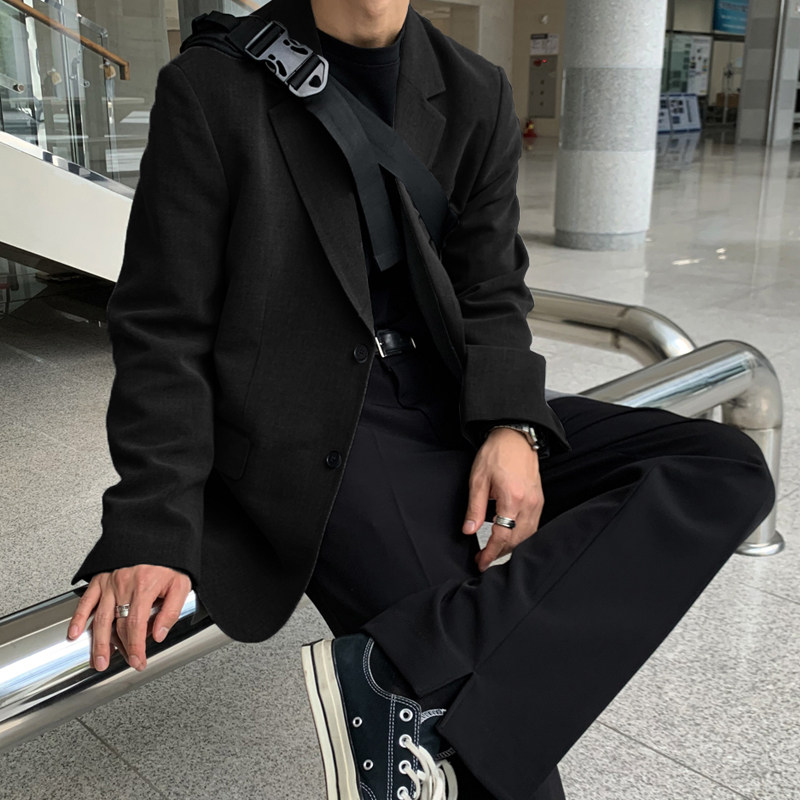 春季帅气百搭西装男韩版宽松休闲西服潮男ins外套FC577-P105,男装西服套装,四季星座713