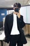 秋季帅气垂感西装韩版休闲小西服ins潮外套FC566-P105，男装西服，四季星座713