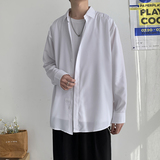 春季潮流百搭气质垂感长袖衬衫男韩版网红学生衬衣FC168-P50，男装衬衫，四季星座713