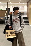 冬季气质加绒连帽卫衣男韩版宽松加厚保暖潮外套M613-P65，男装卫衣，四季星座713
