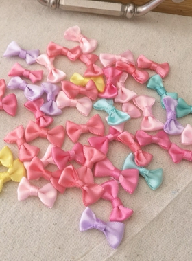 10个纯色多巴胺多款2-3cm单层蝴蝶结Blythe娃衣头饰棉花娃DIY辅料