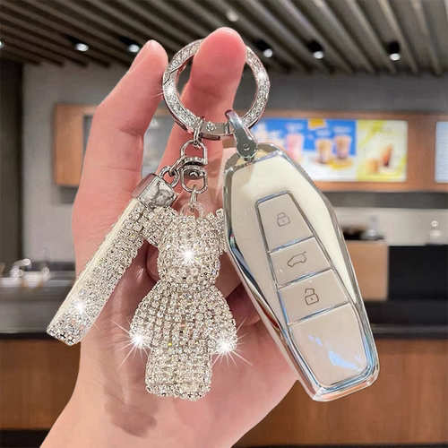 适用奇瑞iCAR03车钥匙套2024款专用舒享家EQ7保护壳扣icar03T包女