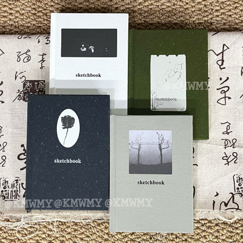 素描簿复古口袋本a6法文格笔记本