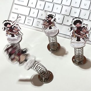 代号鸢迷你立牌摇摇乐孙策骑马弹簧摇摇乐游戏周边桌面摆件