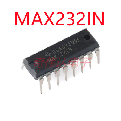 MAX232IN PDIP-16EIA-232 驱动器/接收器芯片全新原装电子元器件