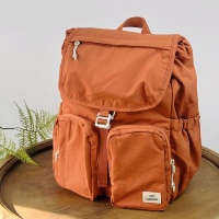 Оранжевый большой кошелек, подвеска