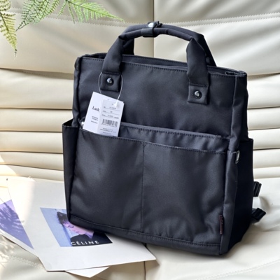 小巧轻便！防水手提斜挎包旅行双肩包男女商务公文包旅行补习书包