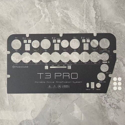 音乐骑士T3pro音响中文贴纸