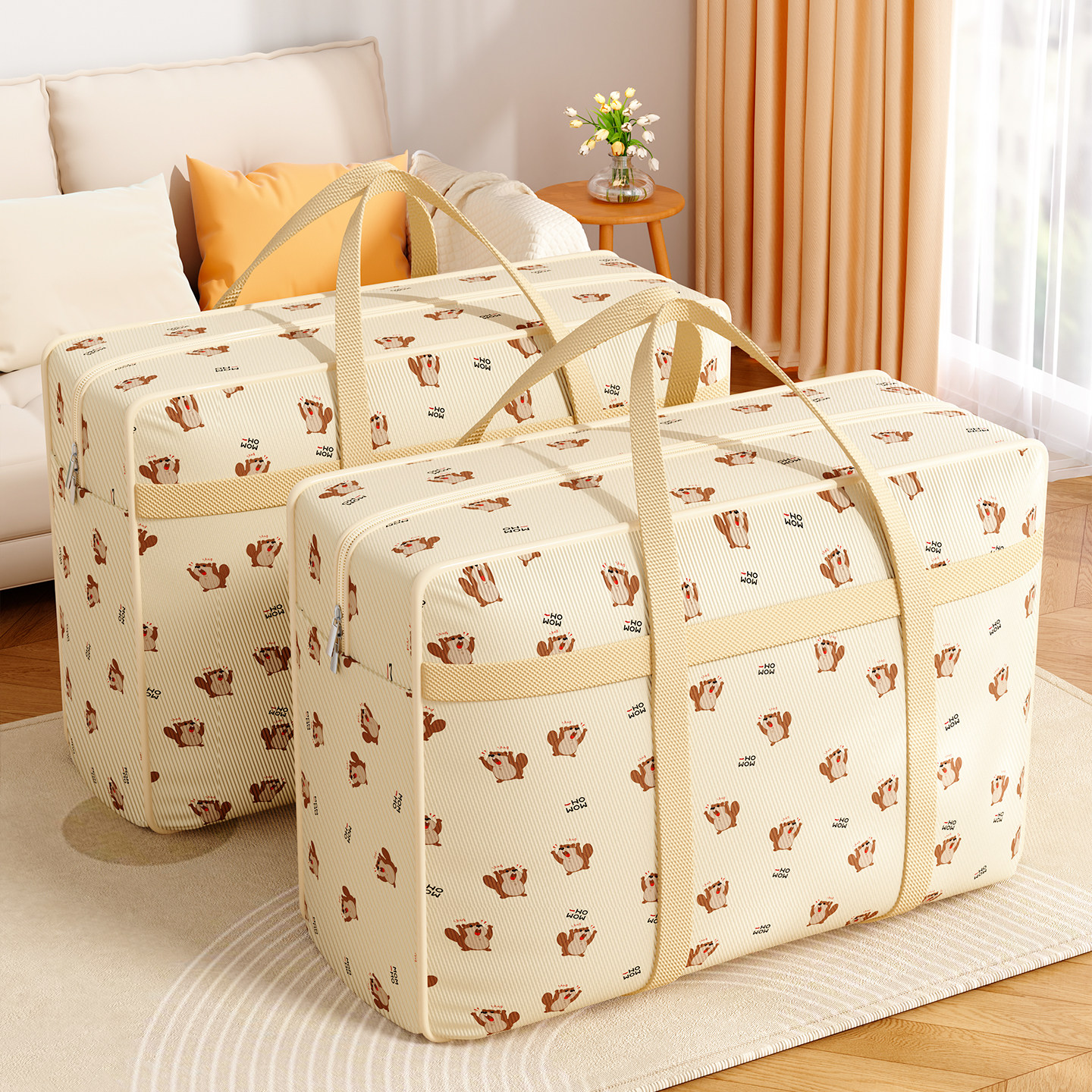 被子收纳袋搬家打包袋子家用大容量装衣服棉被行李整理袋防水防潮,收纳整理,被子防尘袋,淘宝优惠券,粉丝福利购,淘宝优惠卷