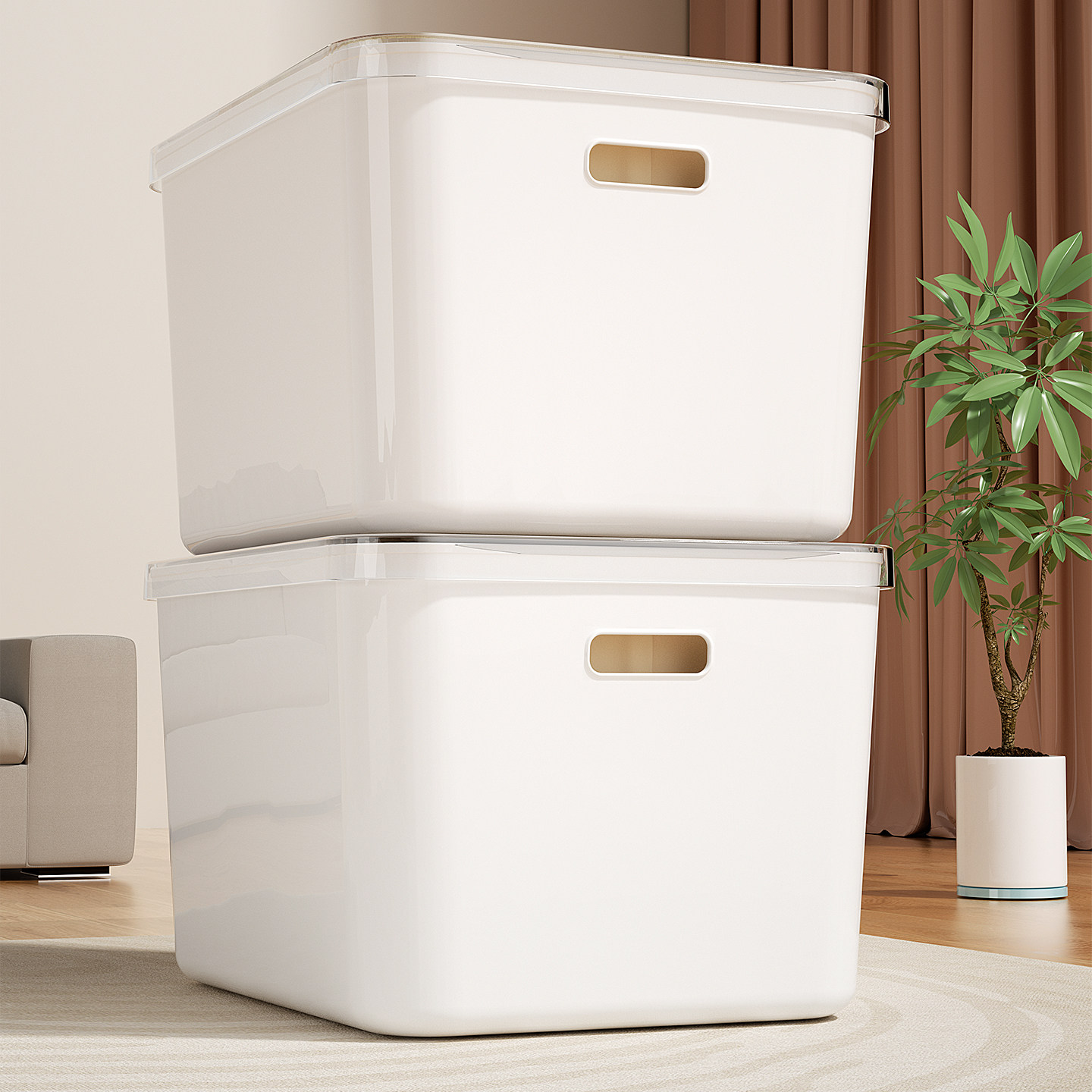 衣服收纳箱家用玩具零食储物箱子衣柜装衣物整理箱加厚塑料收纳盒,收纳整理,收纳箱,淘宝优惠券,粉丝福利购,淘宝优惠卷