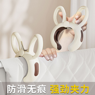 夹子晾衣夹无痕防风晒被子床单家用固定器衣服强力塑料夹子晾衣架