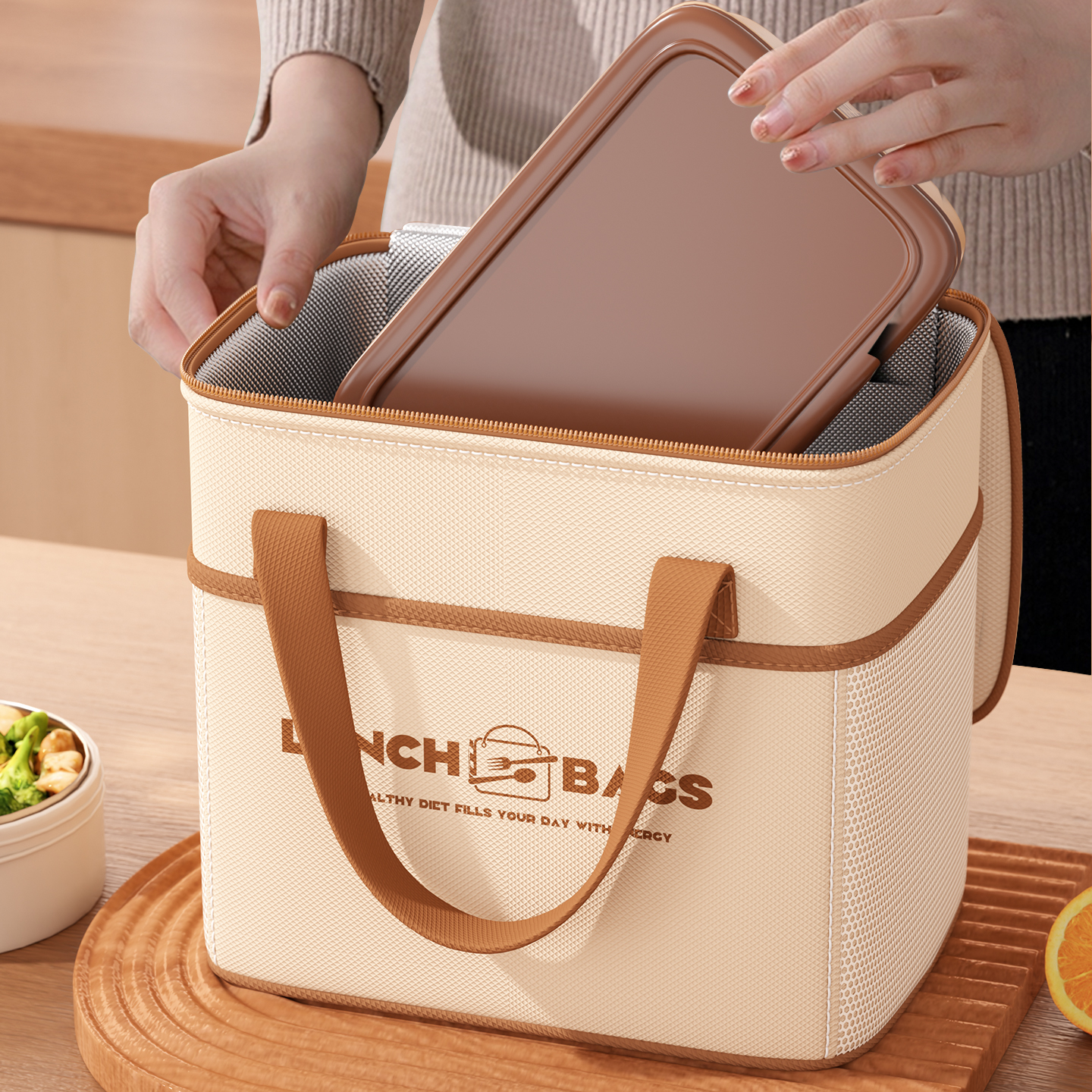 【第二天还烫手的！】保温饭盒袋