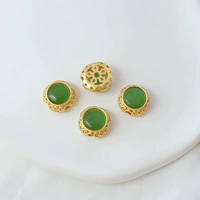 Зеленый, кошачий глаз, 12mm