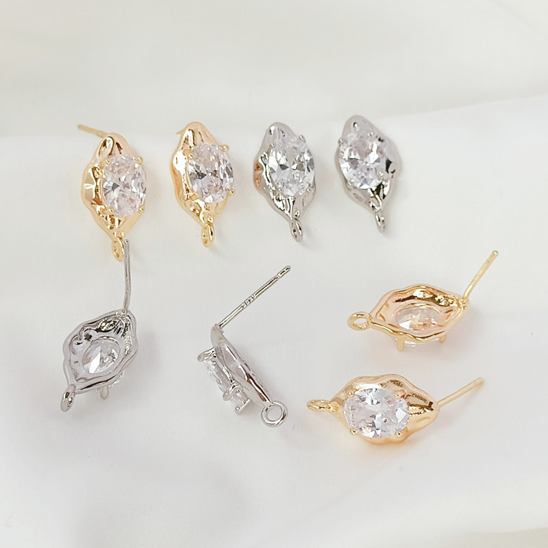 铜包金保色不规则马眼S935耳针