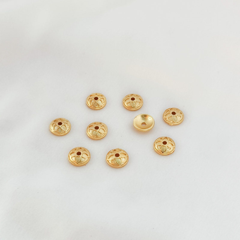 古法金配件保色沙金花纹蕾丝边花托8mm隔珠隔片垫片手链DIY配饰,饰品/流行首饰/时尚饰品新,其他DIY饰品配件,淘宝优惠券,粉丝福利购,淘宝优惠卷