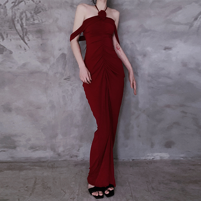 复古收腰Eas.Candy手工玫瑰