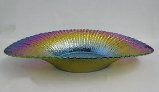 高端陶瓷酒店海鲜姿造三文鱼雕火锅餐具刺身专用干冰展示摆拼盘子