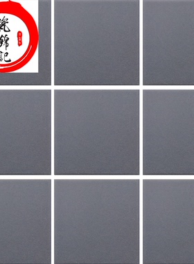 95×95mm外墙瓷砖深灰色磨砂平面通体砖室外小块瓷砖方块砖室外墙