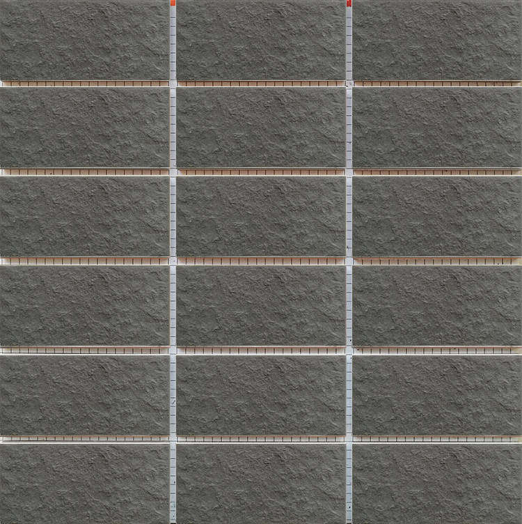 45×95mm外墙瓷砖纸皮砖彩码砖通体砖深灰色外墙砖大亚湾铁湖书院