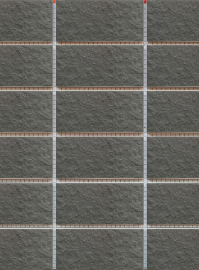 45×95mm外墙瓷砖纸皮砖彩码砖通体砖深灰色外墙砖大亚湾铁湖书院
