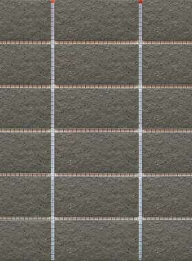 45×95mm外墙砖纸皮砖彩码砖深灰色外墙瓷砖带黑点麻面小区物业