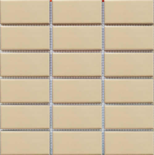 45×95mm外墙瓷砖平滑面杏色瓷砖