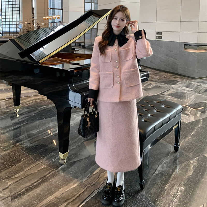 大码女装胖妹妹法式套装高级感小香风外套半身裙遮肚子显瘦两件套,女装/女士精品,大码套装,淘宝优惠券,粉丝福利购,淘宝优惠卷