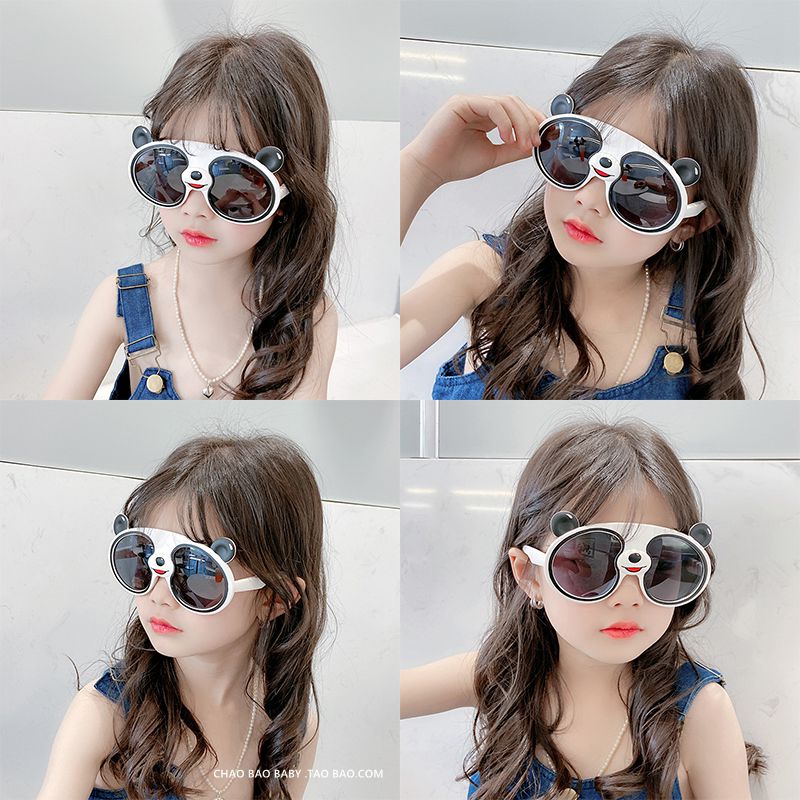 儿童防紫外线太阳镜硅胶偏光墨镜