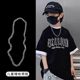 男童街舞潮酷儿童古巴项链小男孩装 饰嘻哈时尚 穿搭配饰锁骨链女童