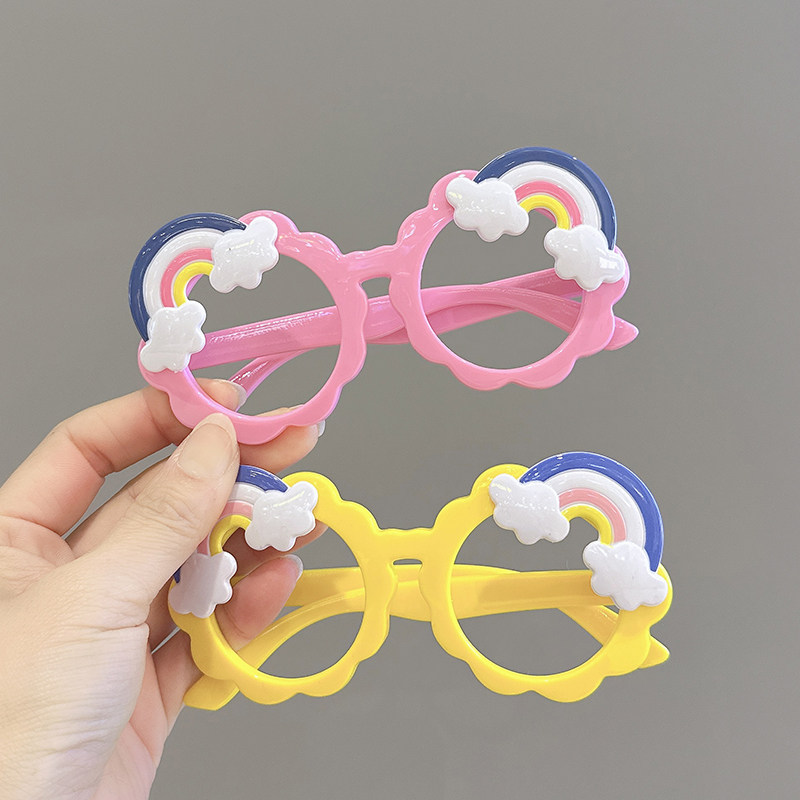儿童眼镜框女童可爱彩虹眼镜框架宝宝卡通拍照装饰无镜片眼镜女孩,童装/婴儿装/亲子装,太阳镜,淘宝优惠券,粉丝福利购,淘宝优惠卷