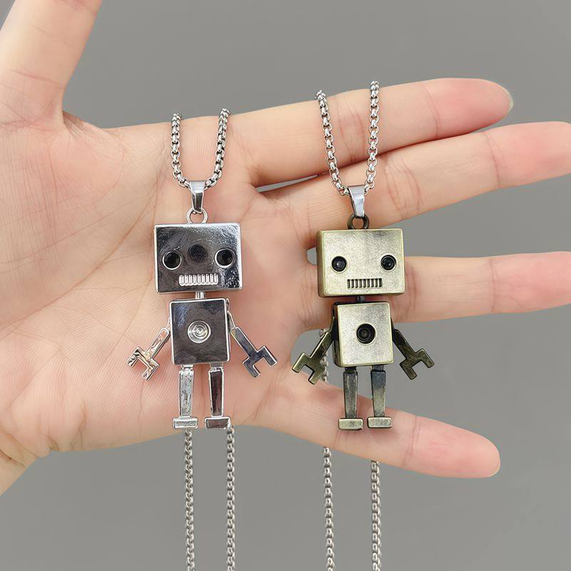 儿童四肢活动机器人项链男童小男孩嘻哈潮酷链子女生卫衣装饰吊坠,童装/婴儿装/亲子装,项链,淘宝优惠券,粉丝福利购,淘宝优惠卷