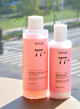 Anua桃子77%烟酰胺桃子爽肤水 平衡乳液提亮肤改善暗沉靓肤Toner