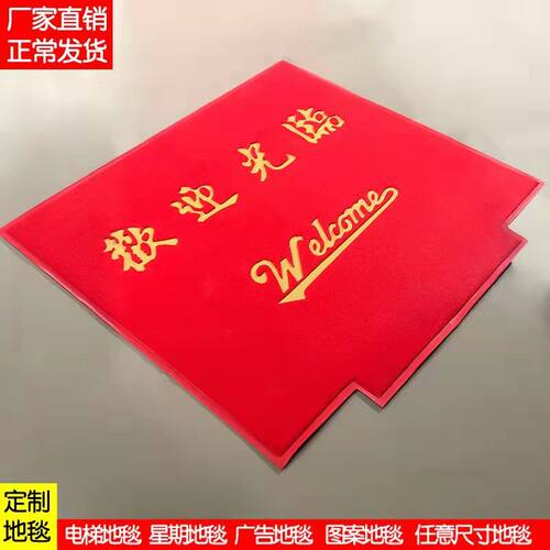 定制电梯地毯PVC丝圈除尘轿厢垫