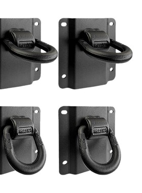 适用猛禽F150 F250 F350车尾厢重型牵引拉环救援固定板扣D型拉环