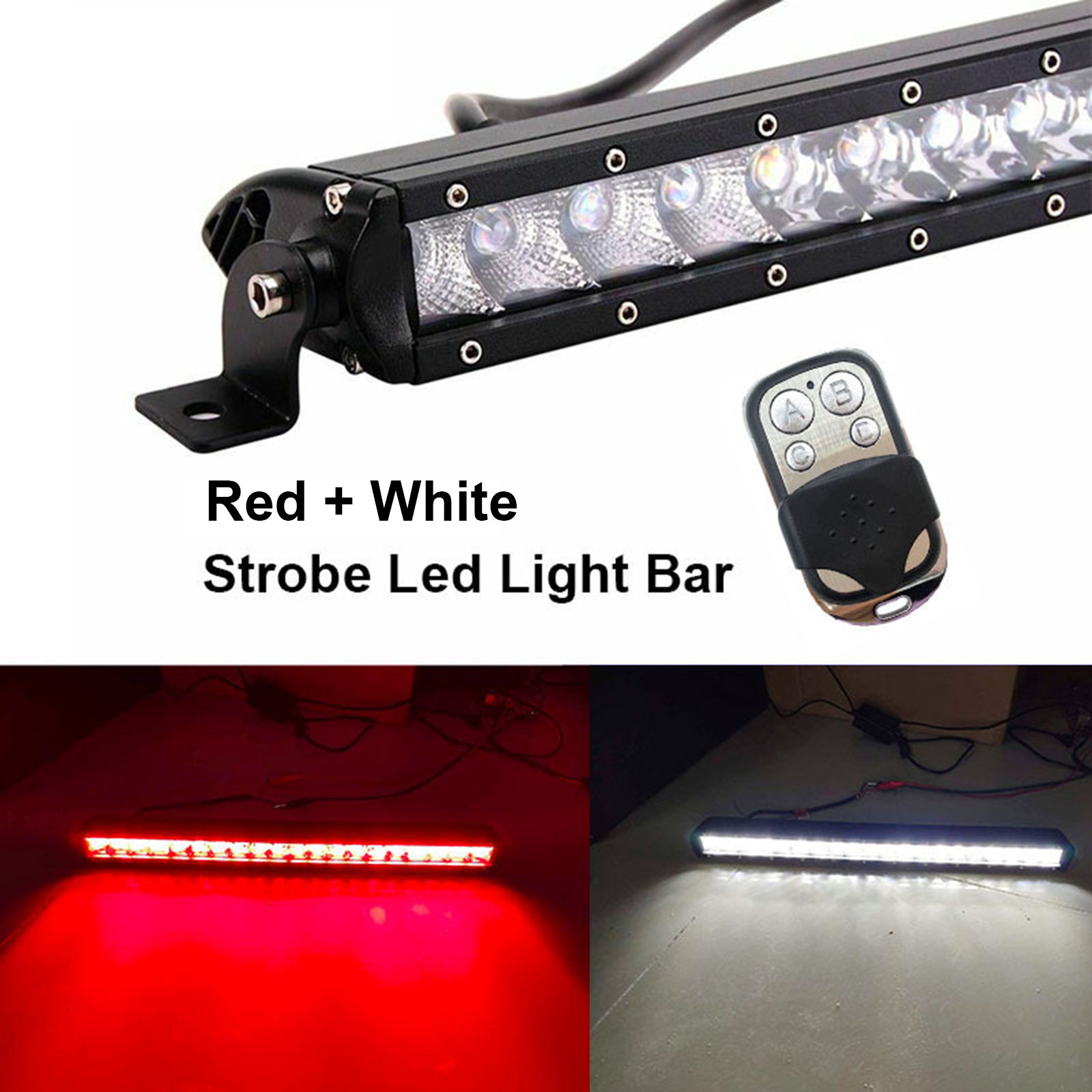 汽车改装白红双光射灯机盖红光雾灯渔船叉车警示灯led遥控爆闪灯,汽车零部件/养护/美容/维保,LED射灯,淘宝优惠券,粉丝福利购,淘宝优惠卷