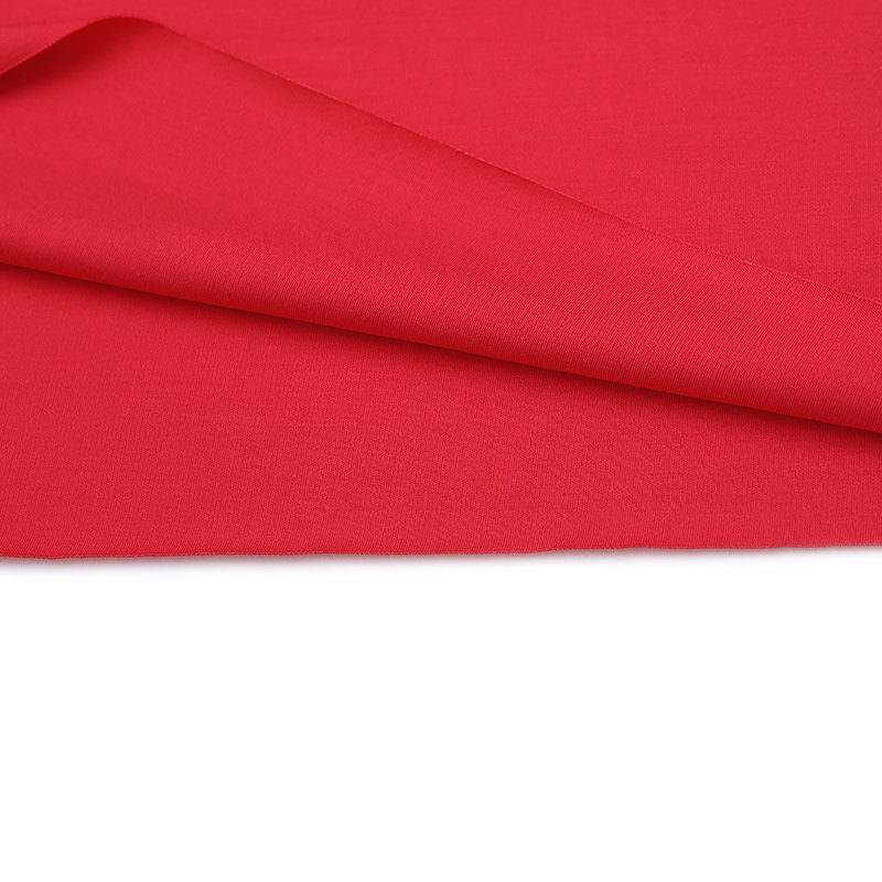 MR.ADMIRATION 브랜드 레드 모달 얇고 무봉제 라운드 넥 남성 띠 레드 조끼 NS11A671