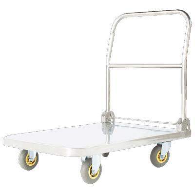 不锈钢静音折叠平板车